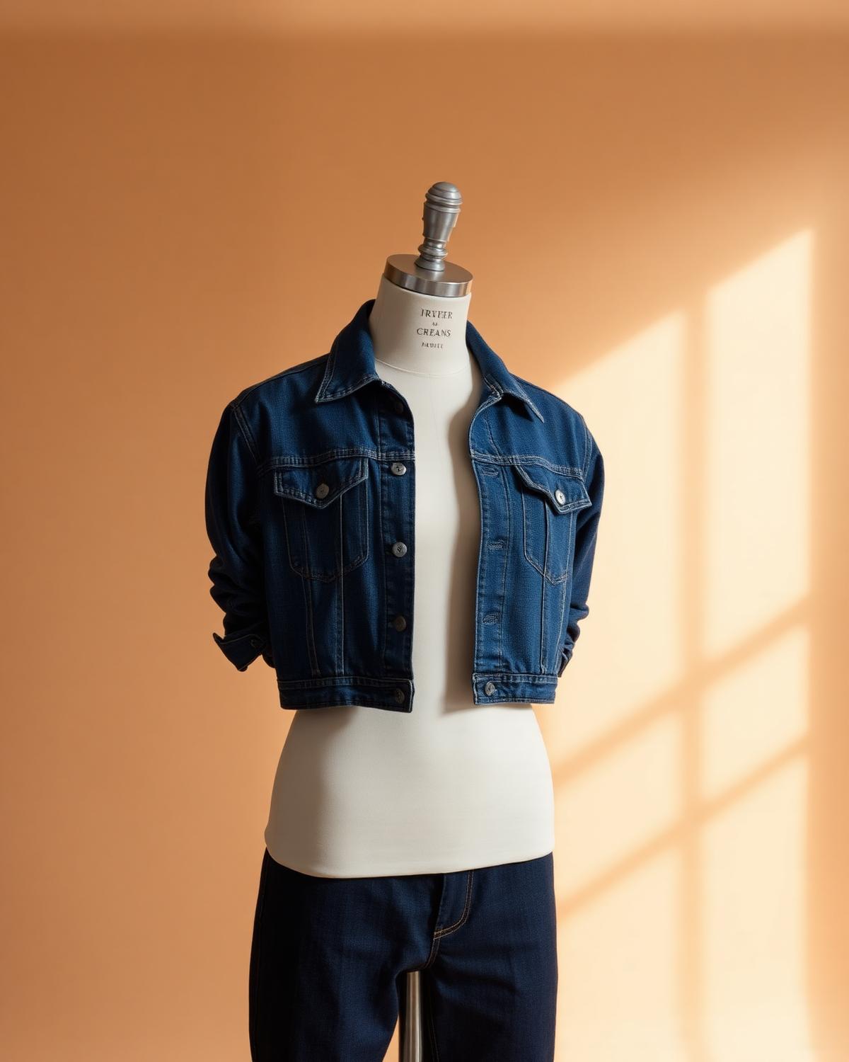 Saint District boxy denim jacket